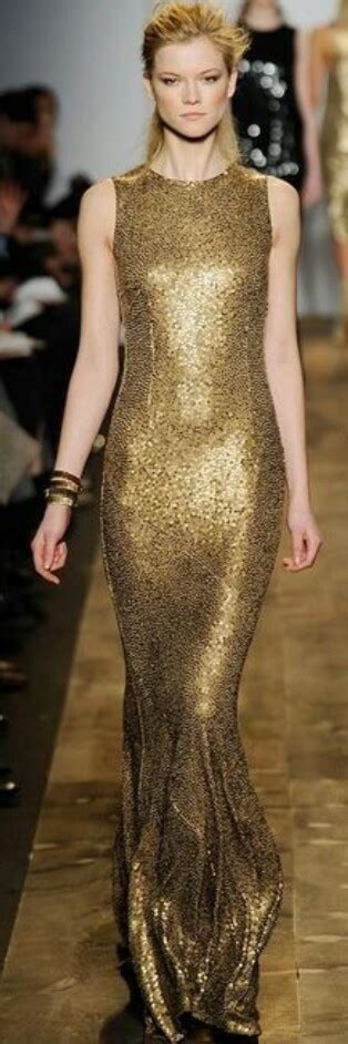 michael kors gold dress